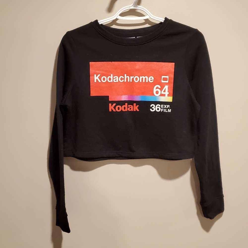 💥MOVING SALE💥 EVERYTHING MUST GO ❤️‍🔥 Kodak Kodachrome crop crewneck sweater